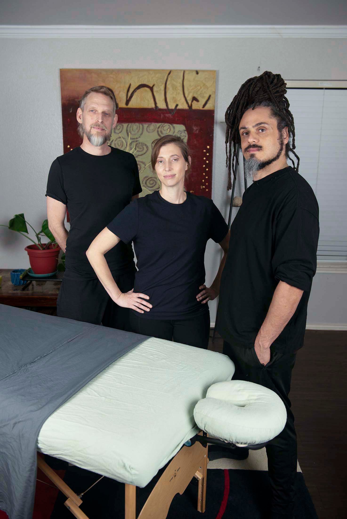 The three practitioners of The Calibration Collective in Austin